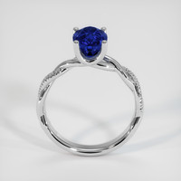 3.06 Ct. Bi Color Sapphire Ring, 18K White Gold 3