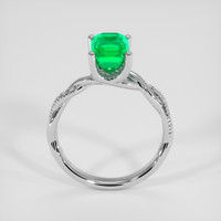 2.23 Ct. Emerald Ring, 18K White Gold 3
