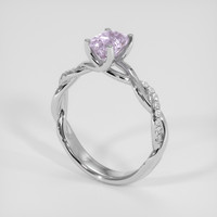 1.04 Ct. Purple Spinel Ring, 18K White Gold 2