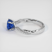 1.88 Ct. Blue Sapphire Ring, 18K White Gold 4