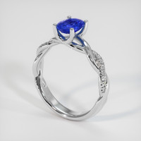 1.53 Ct. Sapphire Ring, 18K White Gold 2
