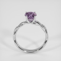 2.59 Ct. Purple Sapphire Ring, 18K White Gold 3