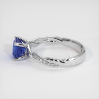 1.40 Ct. Sapphire Ring, 18K White Gold 4