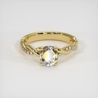 1.03 Ct. Bi Color Sapphire Ring, 14K Yellow Gold 1