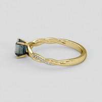 1.71 Ct. Bi Color / Parti Sapphire Ring, 14K Yellow Gold 4