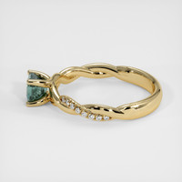 0.85 Ct. Sapphire Ring, 14K Yellow Gold 4
