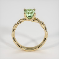 1.59 Ct. Yellowish Green Sapphire Ring, 14K Yellow Gold 3