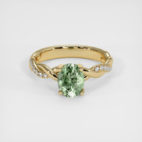 1.59 Ct. Sapphire Ring, 18K Yellow Gold 1