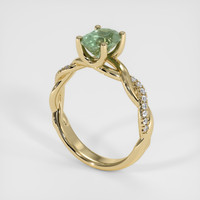 1.59 Ct. Sapphire Ring, 18K Yellow Gold 2