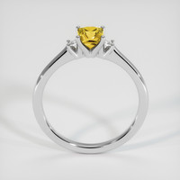 0.76 Ct. Yellow Sapphire Ring, Platinum 950 3