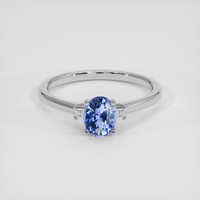 0.98 Ct. Blue Sapphire Ring, Platinum 950 1