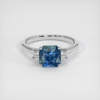 2.05 Ct. Sapphire Ring, Platinum 950 1
