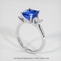3.05 Ct. Sapphire Ring, Platinum 950 2
