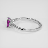 0.57 Ct. Purple Sapphire Ring, Platinum 950 4