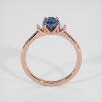 1.65 Ct. Blue Spinel Ring, 14K Rose Gold 3