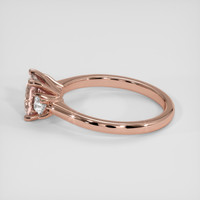 1.03 Ct. Padparadscha Sapphire Ring, 18K Rose Gold 4