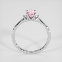 1.23 Ct. Pink Sapphire Ring, 14K White Gold 3