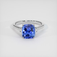 3.05 Ct. Sapphire Ring, 14K White Gold 1
