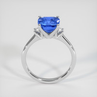 3.05 Ct. Sapphire Ring, 14K White Gold 3