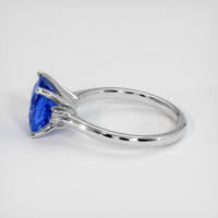 3.05 Ct. Sapphire Ring, 14K White Gold 4
