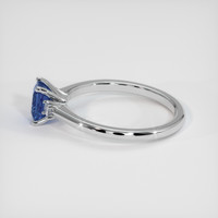 0.81 Ct. Bi Color Sapphire Ring, 18K White Gold 4