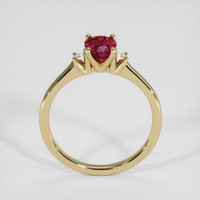 1.17 Ct. Ruby Ring, 14K Yellow Gold 3