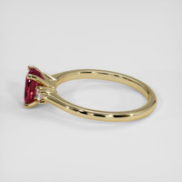 1.17 Ct. Ruby Ring, 14K Yellow Gold 4