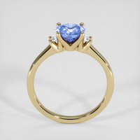 1.10 Ct. Blue Sapphire Ring, 14K Yellow Gold 3