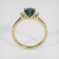 1.43 Ct. Bluish Green Sapphire Ring, 14K Yellow Gold 3