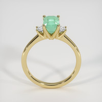 1.42 Ct. Emerald Ring, 18K Yellow Gold 3