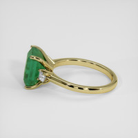 3.50 Ct. Emerald Ring, 18K Yellow Gold 4
