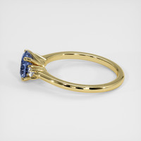 1.22 Ct. Bi Color Sapphire Ring, 18K Yellow Gold 4