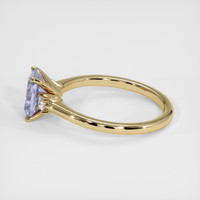 1.40 Ct. Purplish Blue Sapphire Ring, 18K Yellow Gold 4