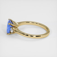 2.51 Ct. Blue Sapphire Ring, 18K Yellow Gold 4