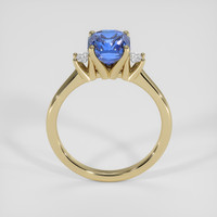 2.02 Ct. Blue Sapphire Ring, 18K Yellow Gold 3