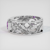 1.10 Ct. Bi Color Sapphire Ring, Platinum 950 4