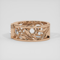 2.29 Ct. White Sapphire Ring, 14K Rose Gold 4