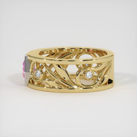 1.64 Ct. Pink Sapphire Ring, 14K White & Yellow 4