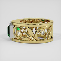 2.60 Ct. Emerald Ring, 18K White & Yellow 4