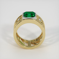 2.60 Ct. Emerald Ring, 18K White & Yellow 3