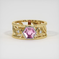 1.64 Ct. Sapphire Ring, 18K White & Yellow 1