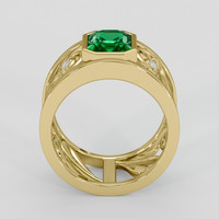 1.67 Ct. Emerald Ring, 18K Yellow Gold 3