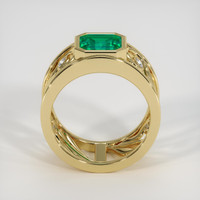 1.41 Ct. Emerald Ring, 18K Yellow Gold 3