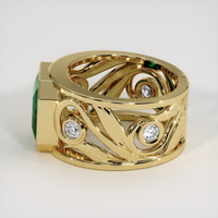 5.07 Ct. Emerald Ring, 18K Yellow Gold 4