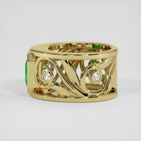 2.66 Ct. Emerald Ring, 18K Yellow Gold 4