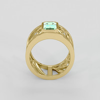 1.49 Ct. Emerald Ring, 18K Yellow Gold 3