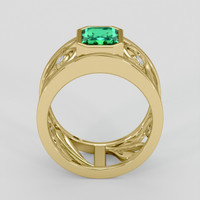 1.78 Ct. Emerald Ring, 18K Yellow Gold 3
