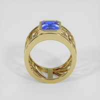 2.56 Ct. Blue Sapphire Ring, 18K Yellow Gold 3