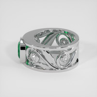 3.37 Ct. Emerald Ring, Platinum 950 4