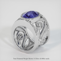 3.84 Ct. Gemstone Ring, Platinum 950 2